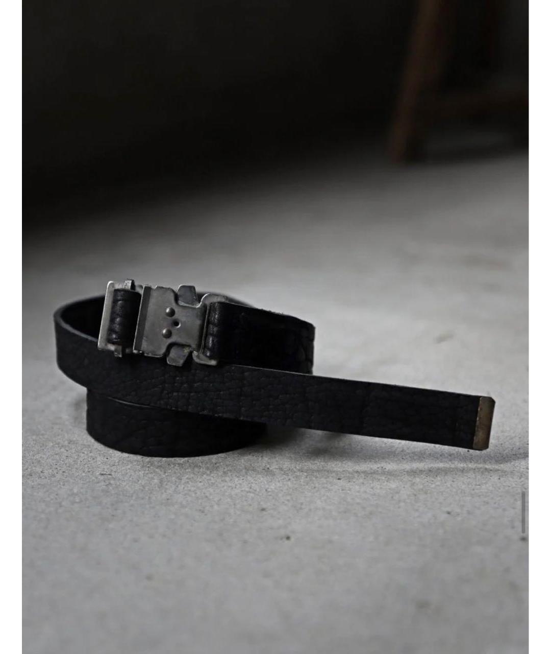 GUIDI Черный кожаный ремень, фото 7