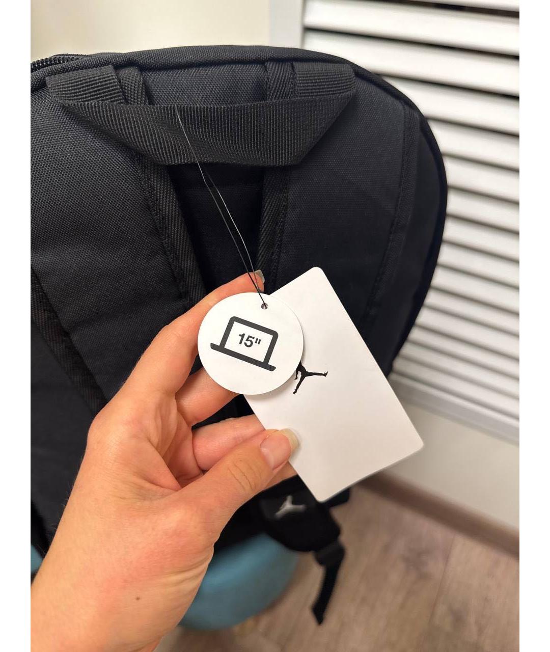 JORDAN Черный рюкзак, фото 3