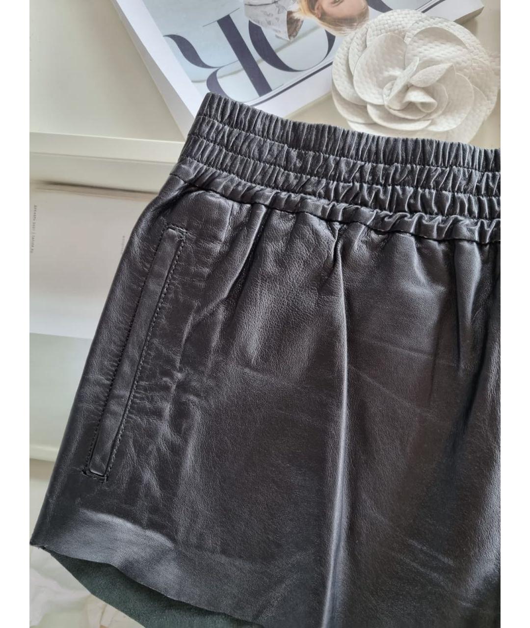 MAJE Черные шорты, фото 5