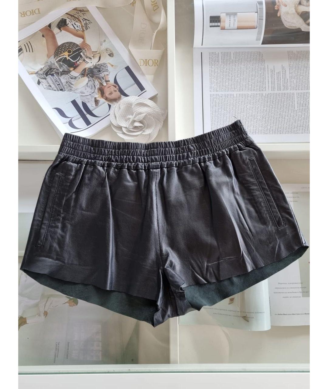 MAJE Черные шорты, фото 9