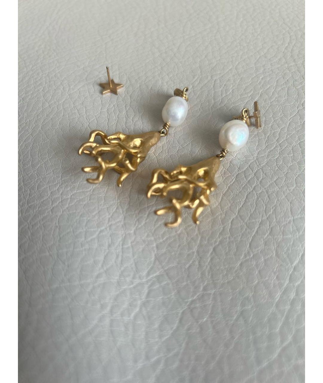 CHRISTIAN DIOR Золотые серьги, фото 6