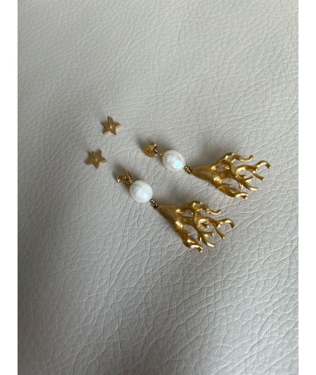 CHRISTIAN DIOR Золотые серьги, фото 2