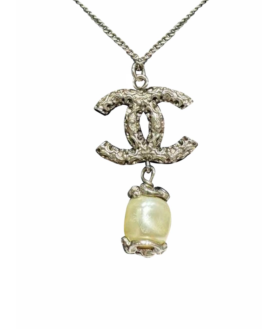 CHANEL Серебряное колье, фото 1