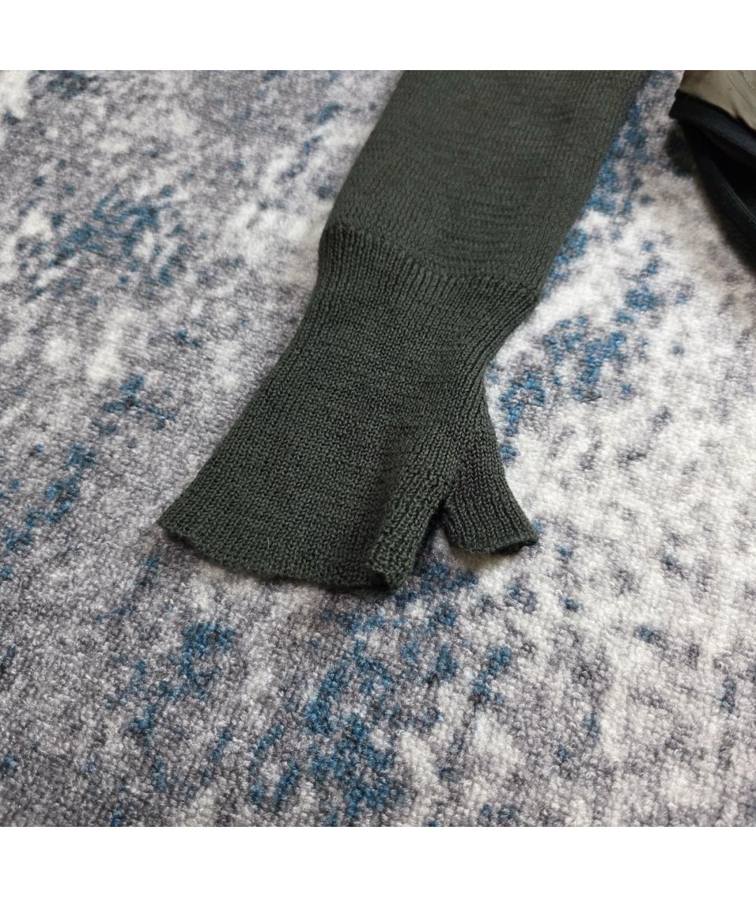 PRADA Хаки полиамидовая куртка, фото 3