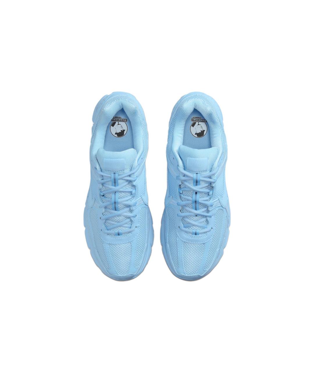 NIKE Синие синтетические низкие кроссовки / кеды, фото 4
