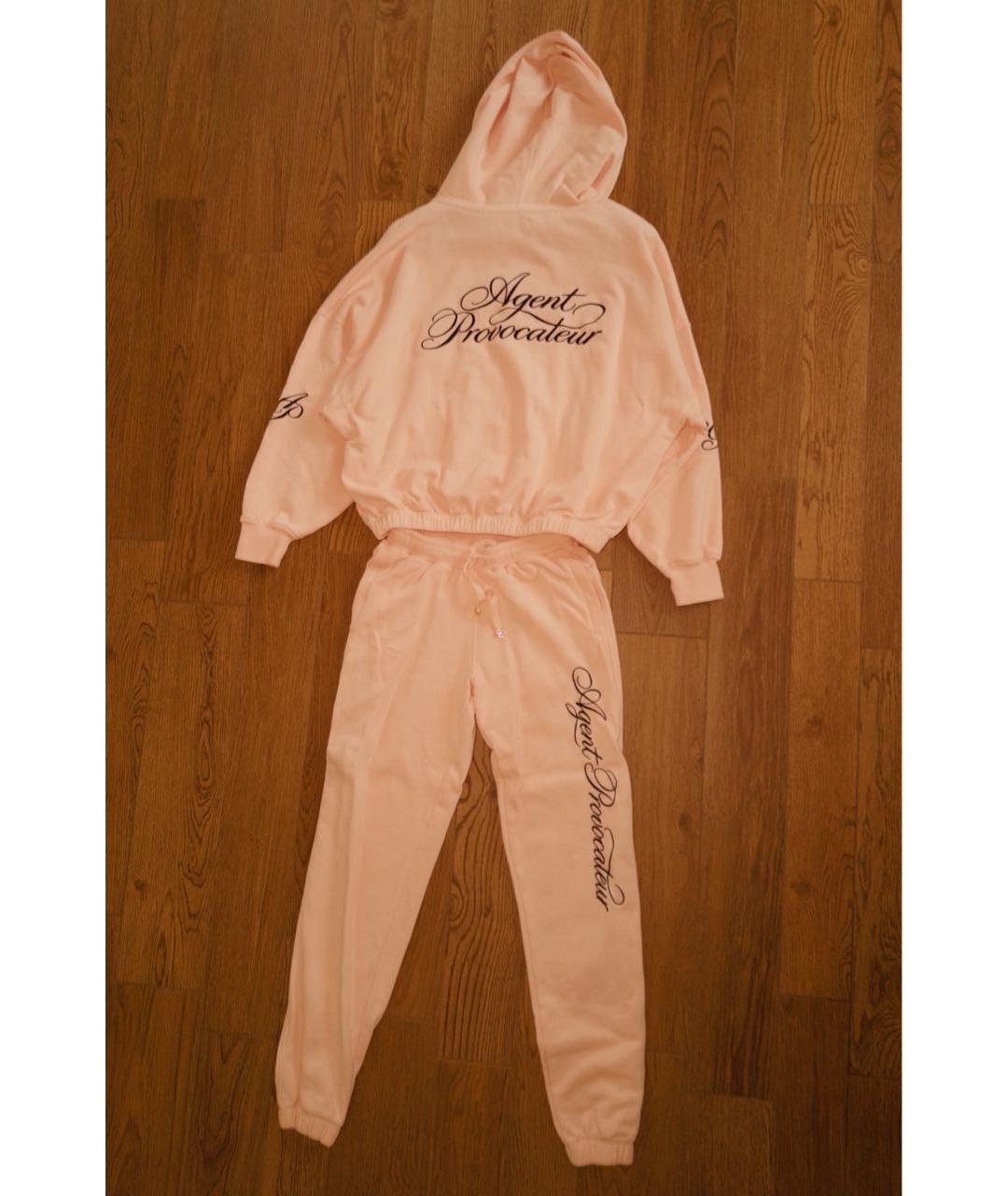 AGENT PROVOCATEUR Розовый хлопковый спортивные костюмы, фото 3