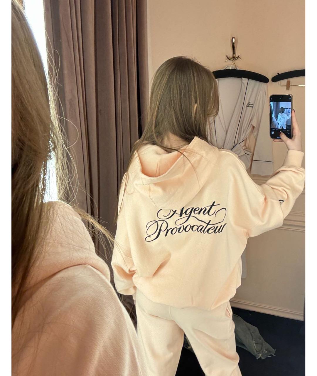 AGENT PROVOCATEUR Розовый хлопковый спортивные костюмы, фото 6