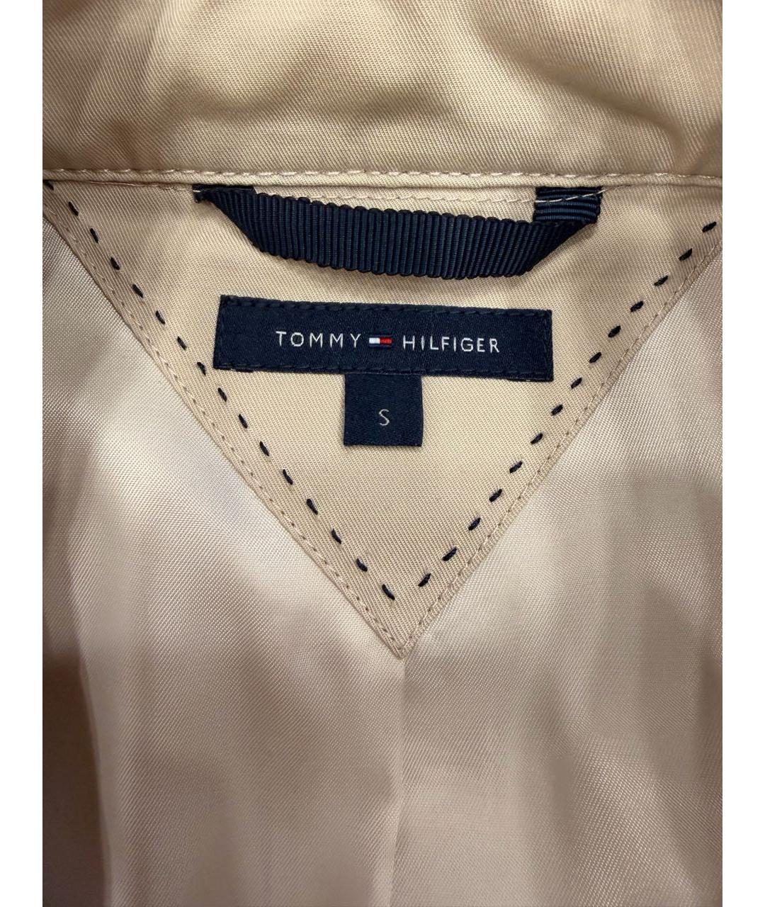 TOMMY HILFIGER Бежевый хлопковый тренч/плащ, фото 3
