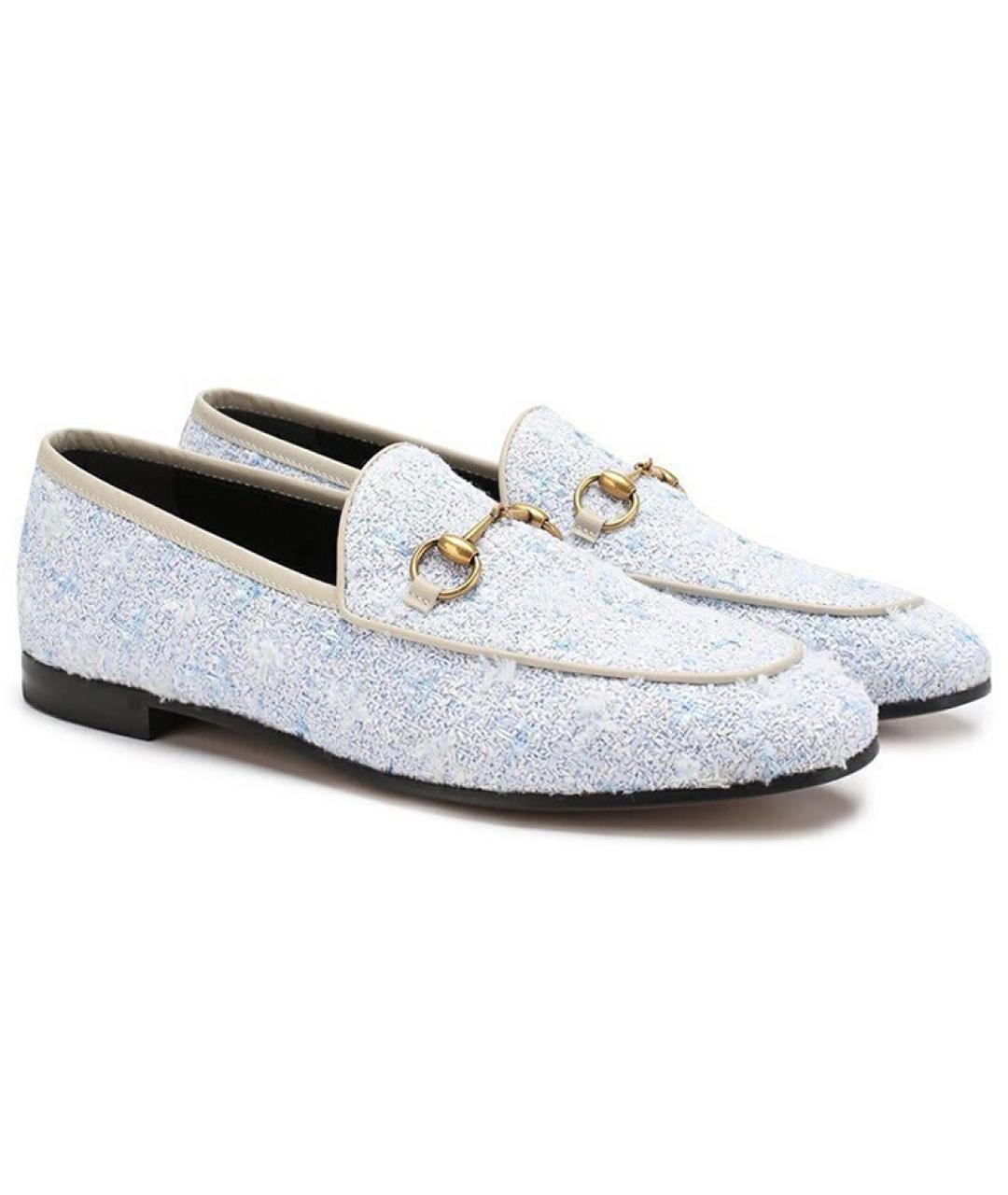 GUCCI Голубые лоферы, фото 4