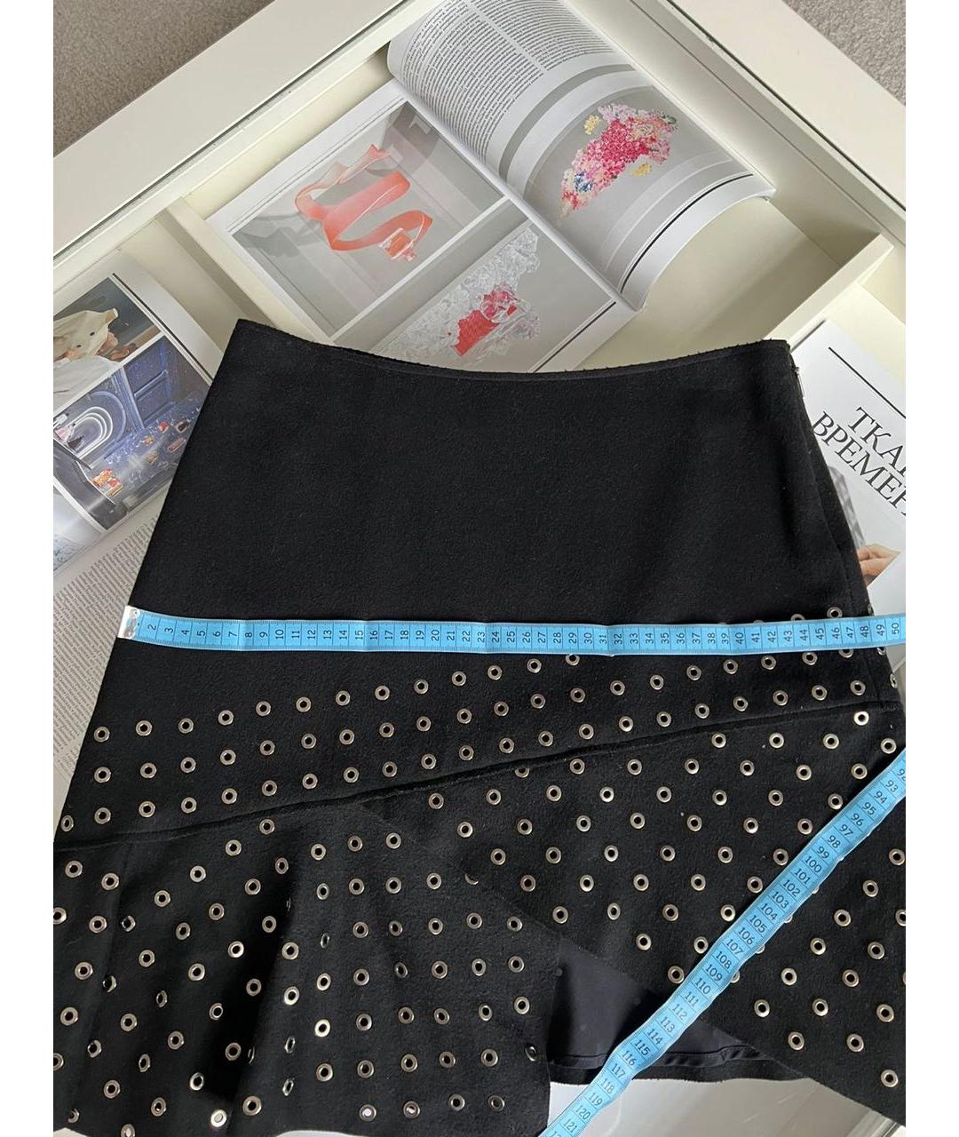 ROBERTO CAVALLI Черная юбка мини, фото 7