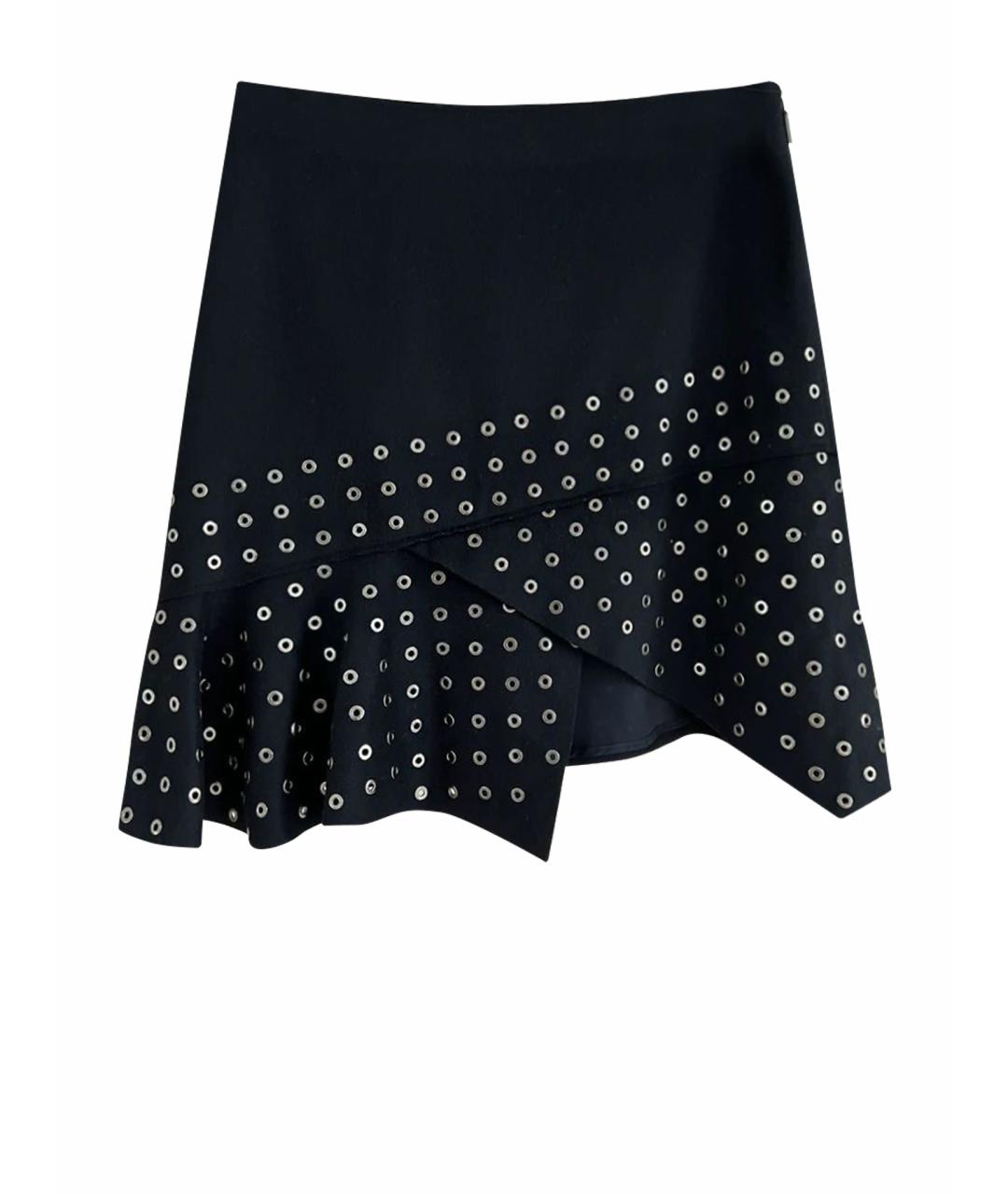 ROBERTO CAVALLI Черная юбка мини, фото 1