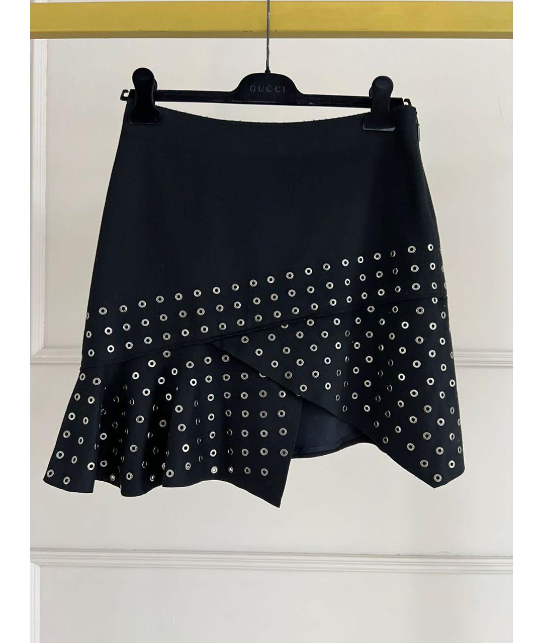 ROBERTO CAVALLI Черная юбка мини, фото 9