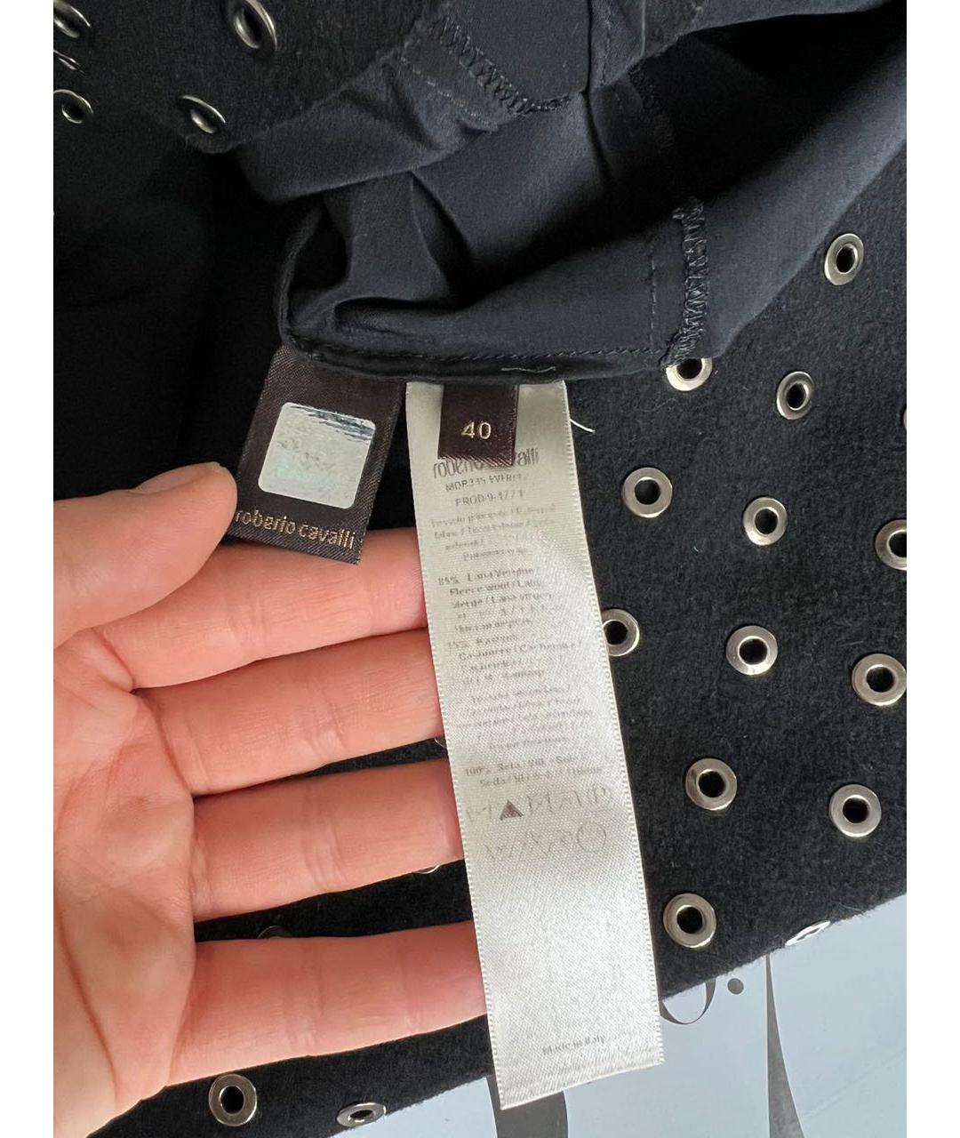ROBERTO CAVALLI Черная юбка мини, фото 8