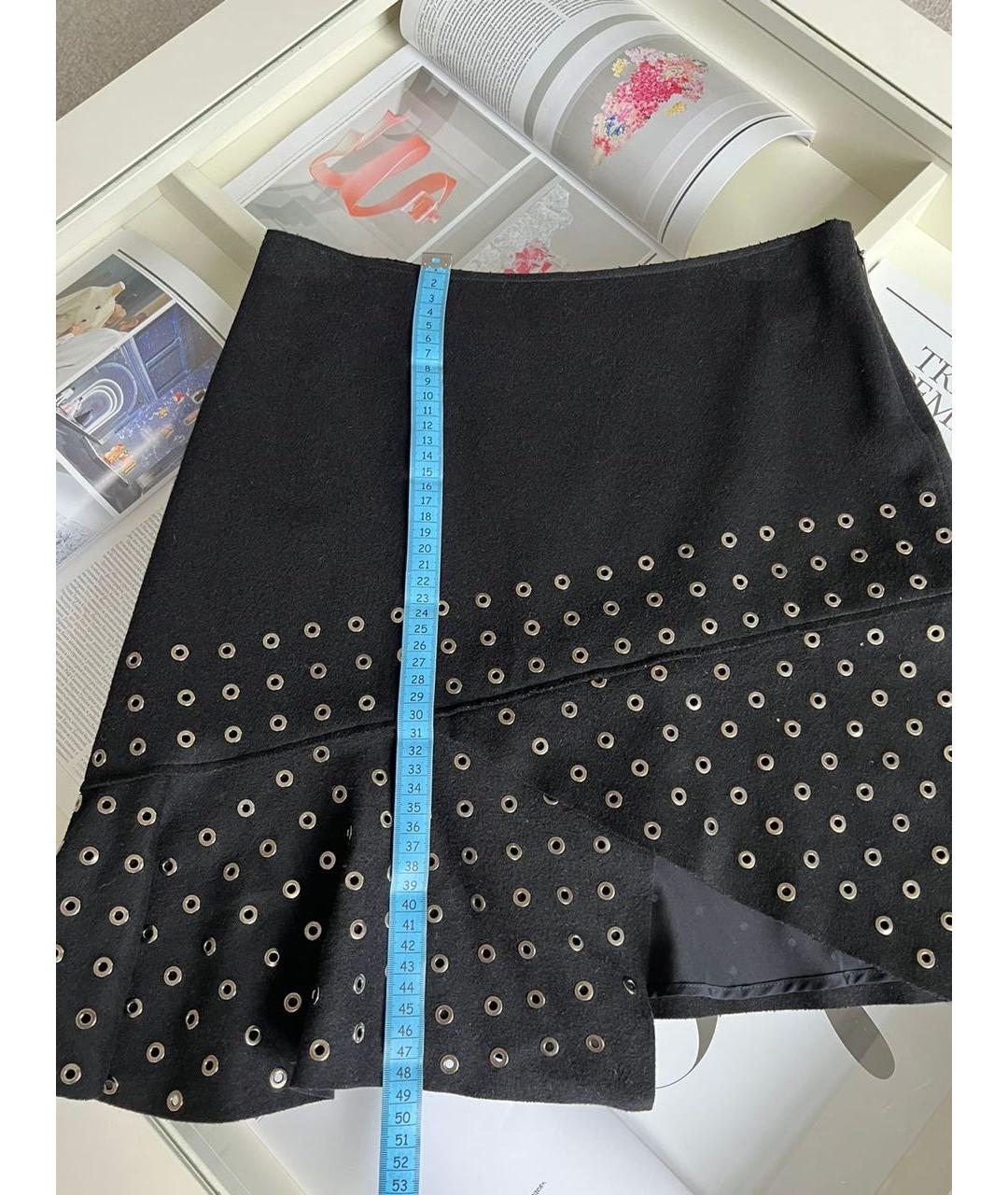ROBERTO CAVALLI Черная юбка мини, фото 5