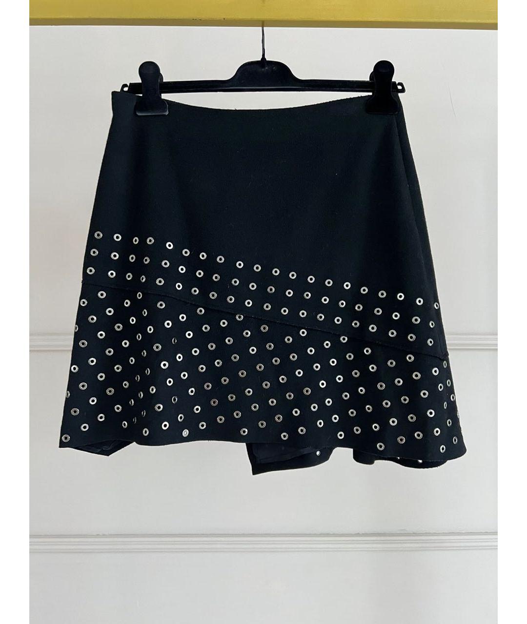 ROBERTO CAVALLI Черная юбка мини, фото 2