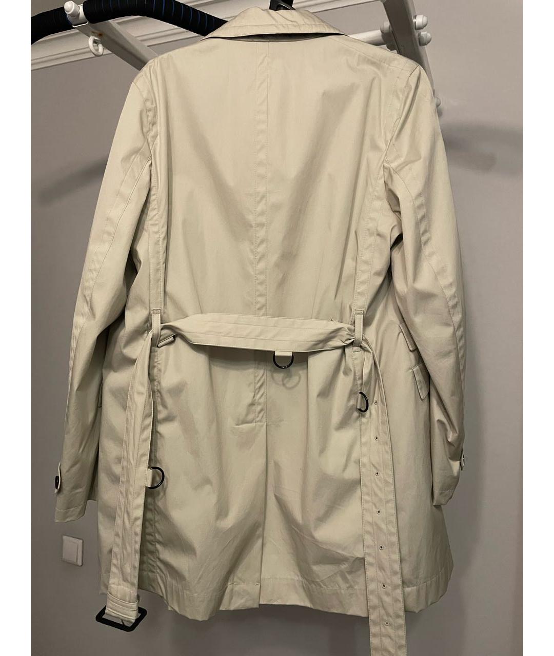 BURBERRY Бежевое хлопковое пальто, фото 2