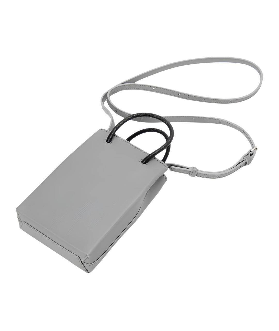 BALENCIAGA Серая сумка через плечо, фото 2