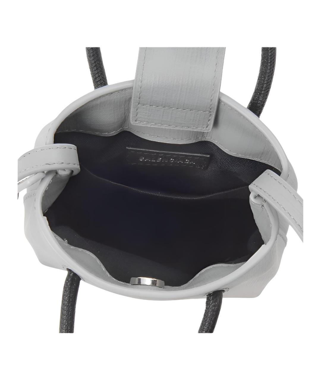 BALENCIAGA Серая сумка через плечо, фото 3