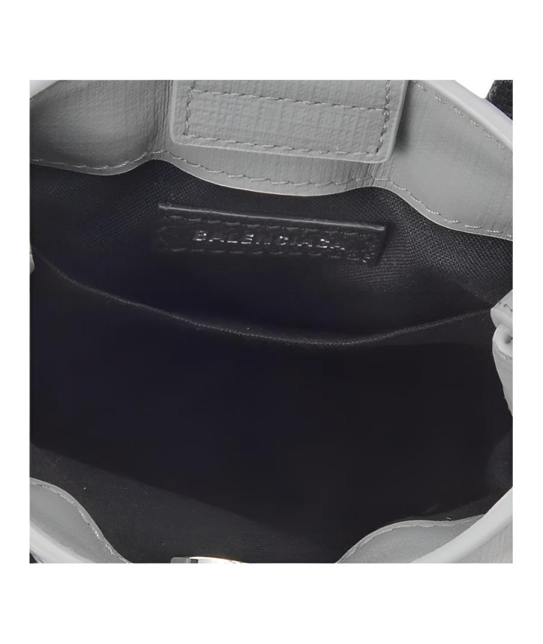 BALENCIAGA Серая сумка через плечо, фото 4