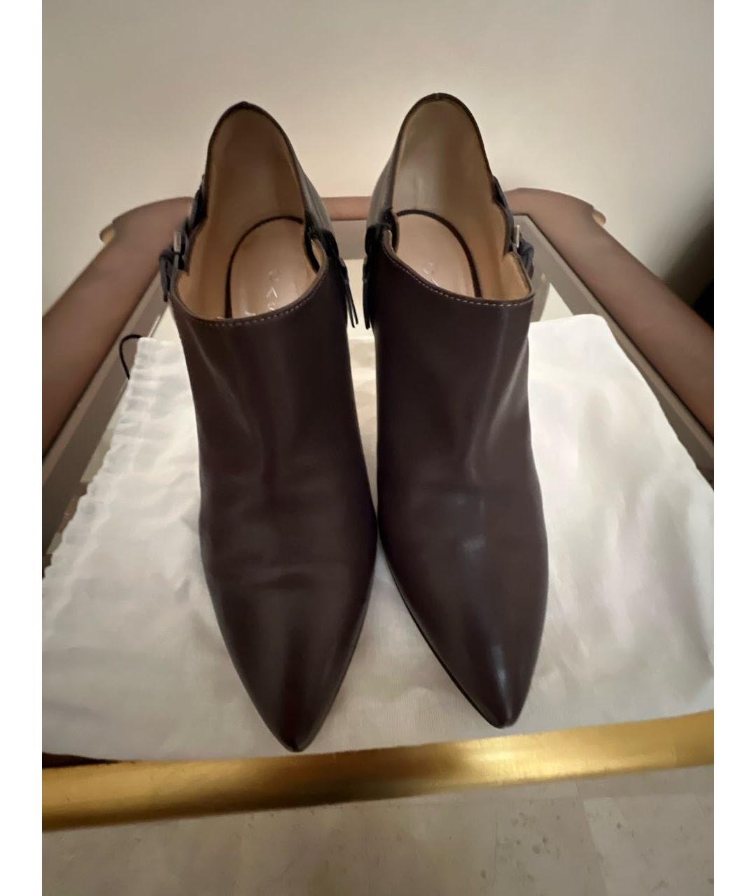 CASADEI Фиолетовые кожаные туфли, фото 2