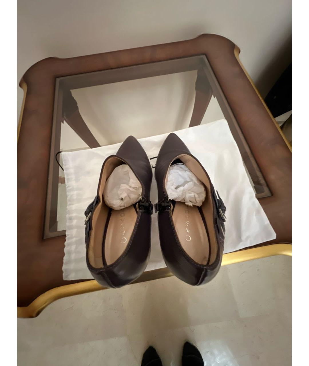 CASADEI Фиолетовые кожаные туфли, фото 3