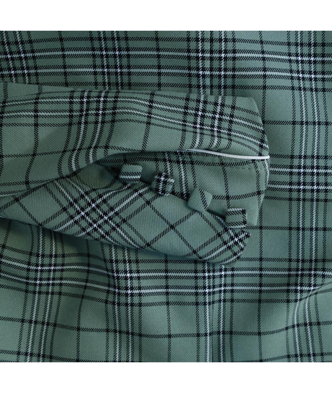 JOHANNA ORTIZ Зеленый полиэстеровый жакет/пиджак, фото 5