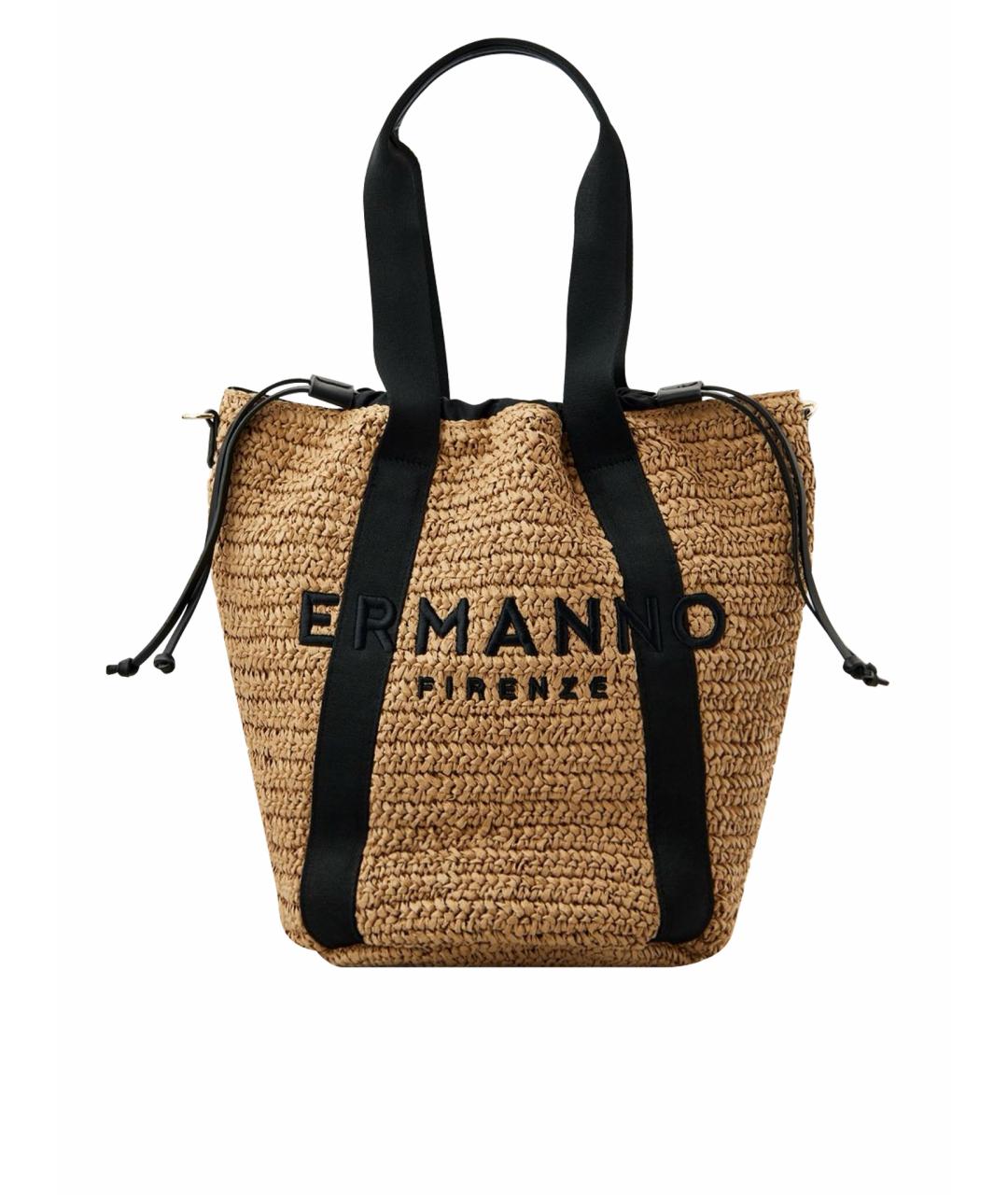 ERMANNO SCERVINO Бежевая сумка тоут, фото 1