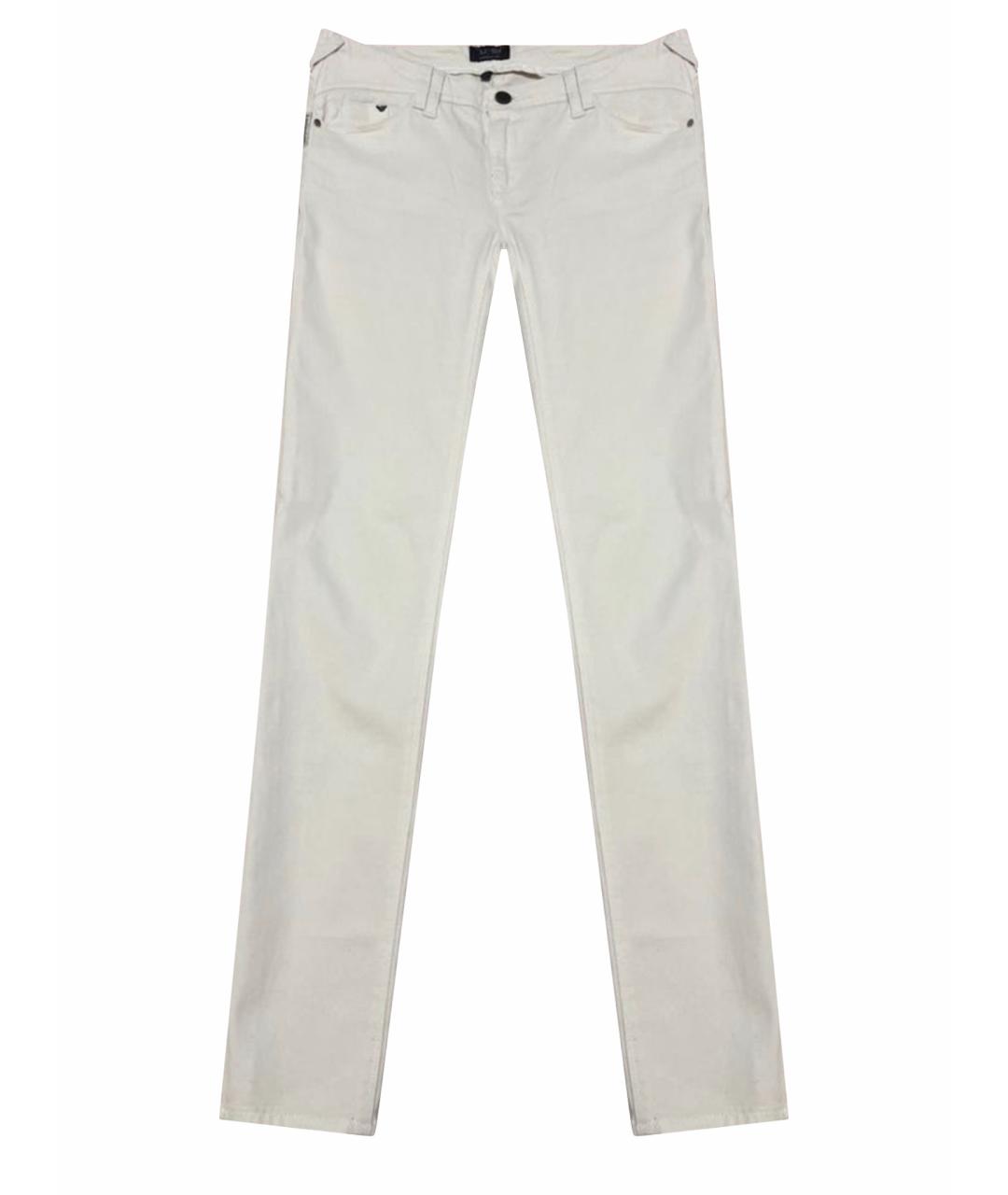 ARMANI JEANS Бежевые хлопковые прямые джинсы, фото 1