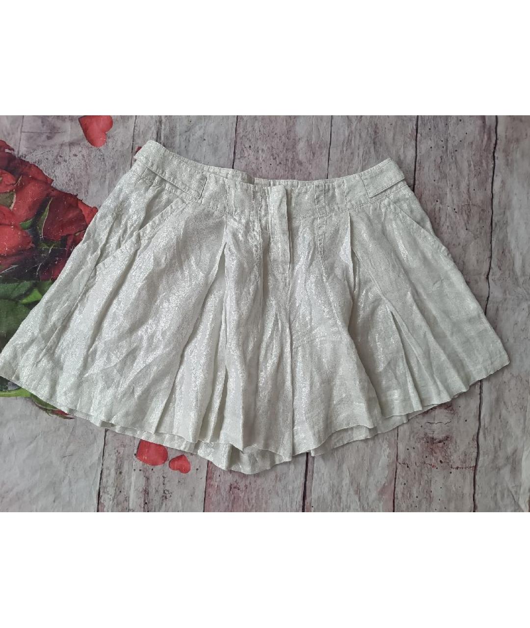 CHRISTIAN DIOR Белые льняные шорты, фото 8