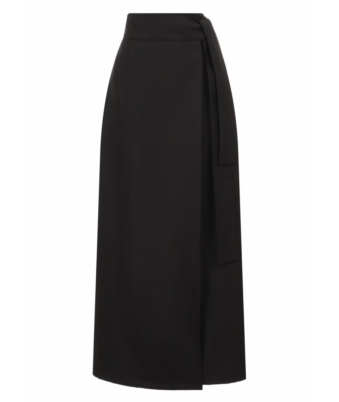 KITON Черная кашемировая юбка миди, фото 7