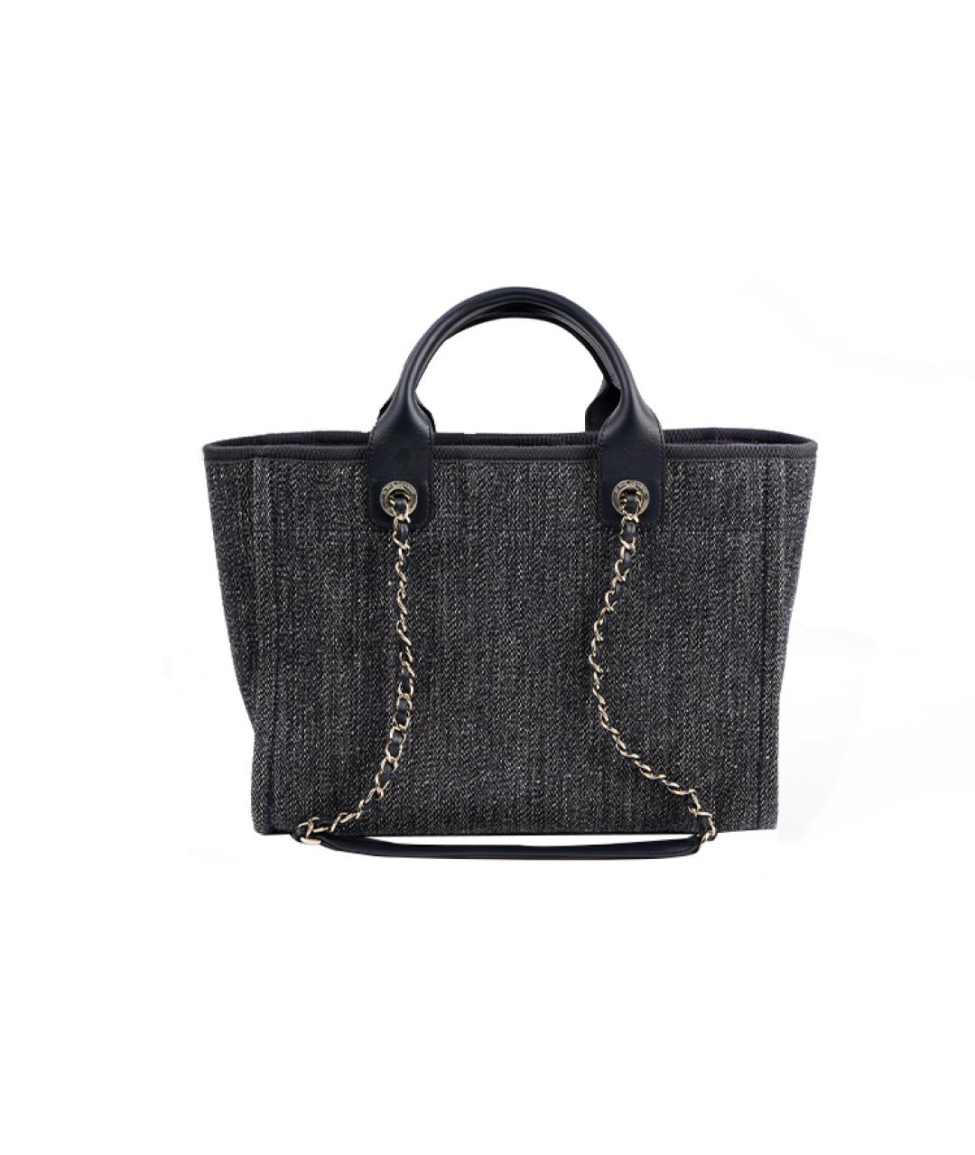 CHANEL Темно-синяя сумка через плечо, фото 3