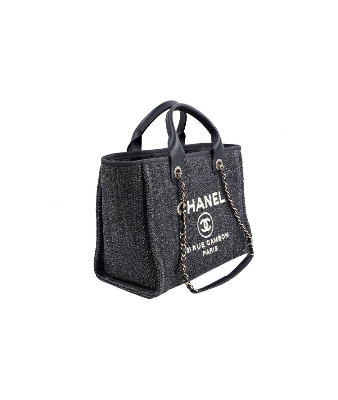 CHANEL Темно-синяя сумка через плечо, фото 2