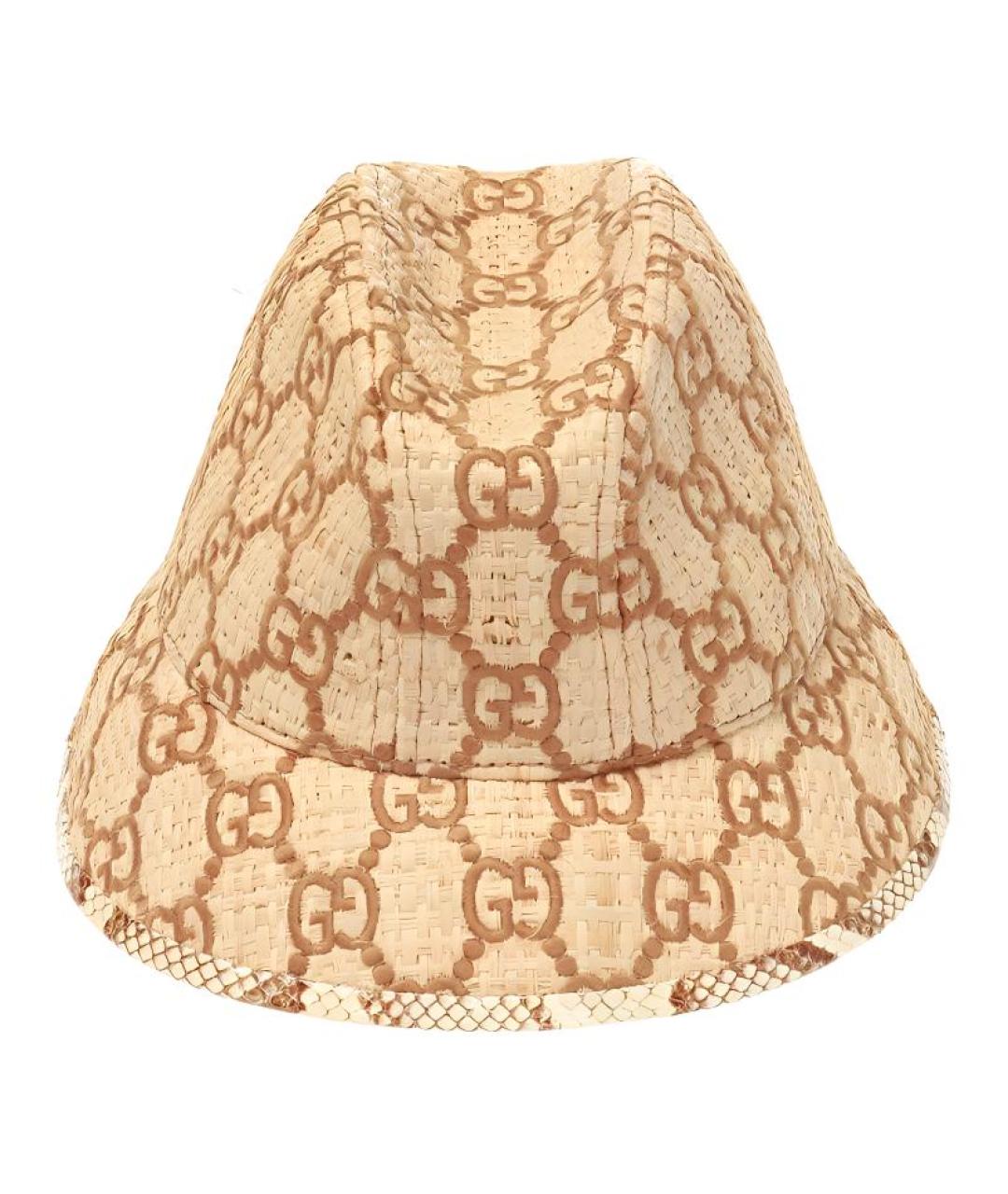GUCCI Бежевая панама, фото 2