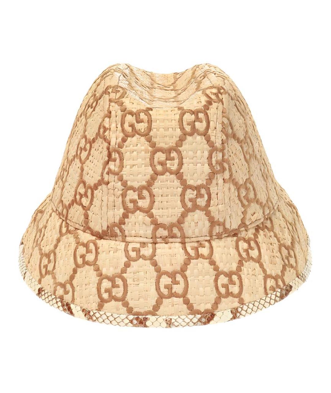 GUCCI Бежевая панама, фото 3