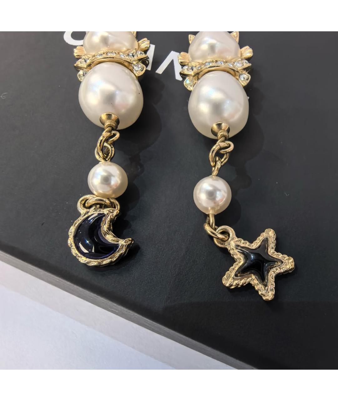 CHANEL Золотые серьги, фото 4