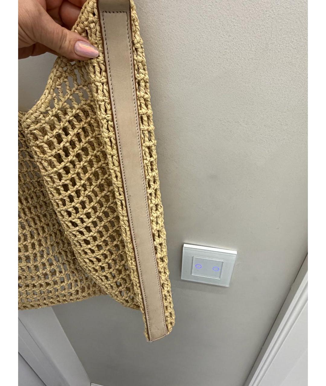 SAINT LAURENT Бежевая сумка через плечо, фото 5