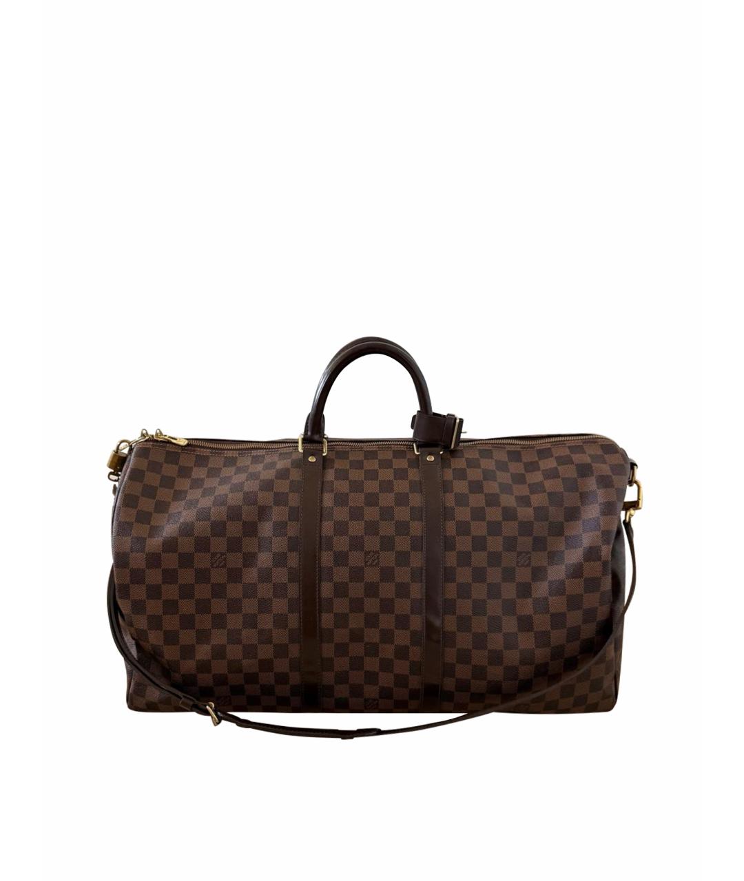 LOUIS VUITTON Коричневая дорожная/спортивная сумка, фото 1