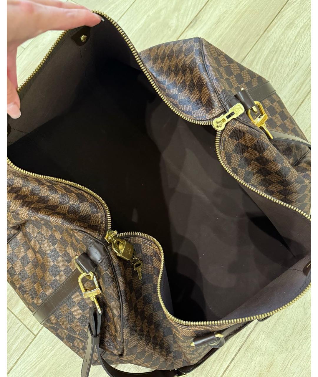 LOUIS VUITTON Коричневая дорожная/спортивная сумка, фото 4