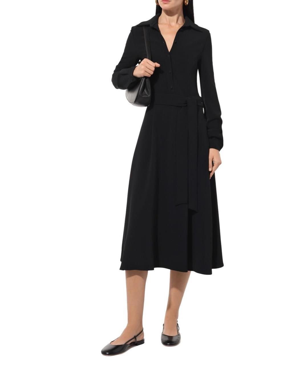 KITON Черное шерстяное повседневное платье, фото 2