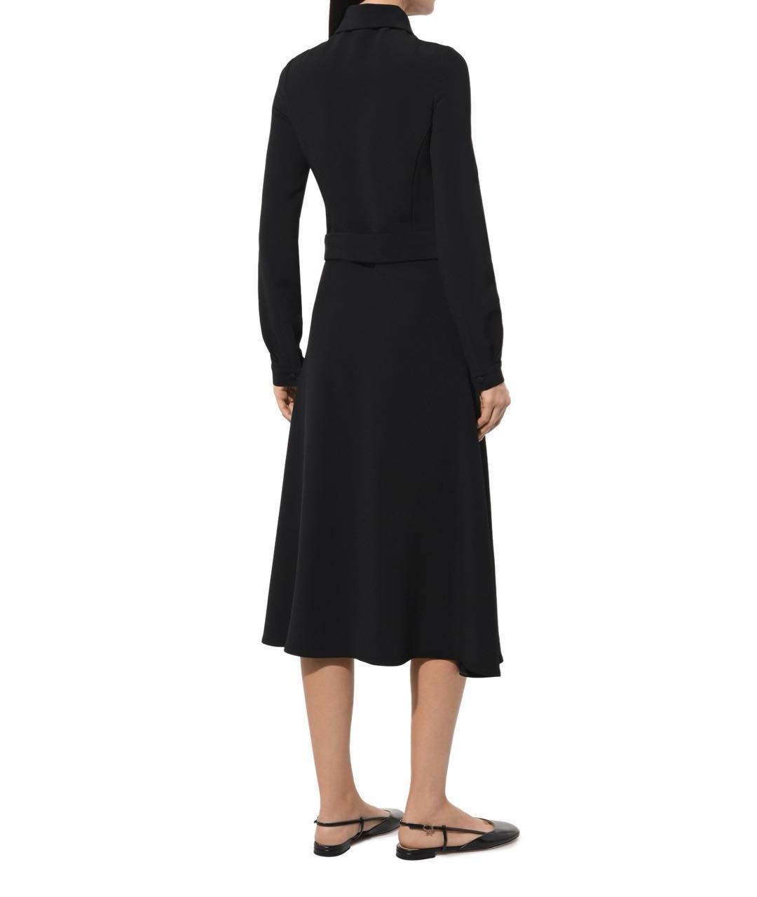 KITON Черное шерстяное повседневное платье, фото 4