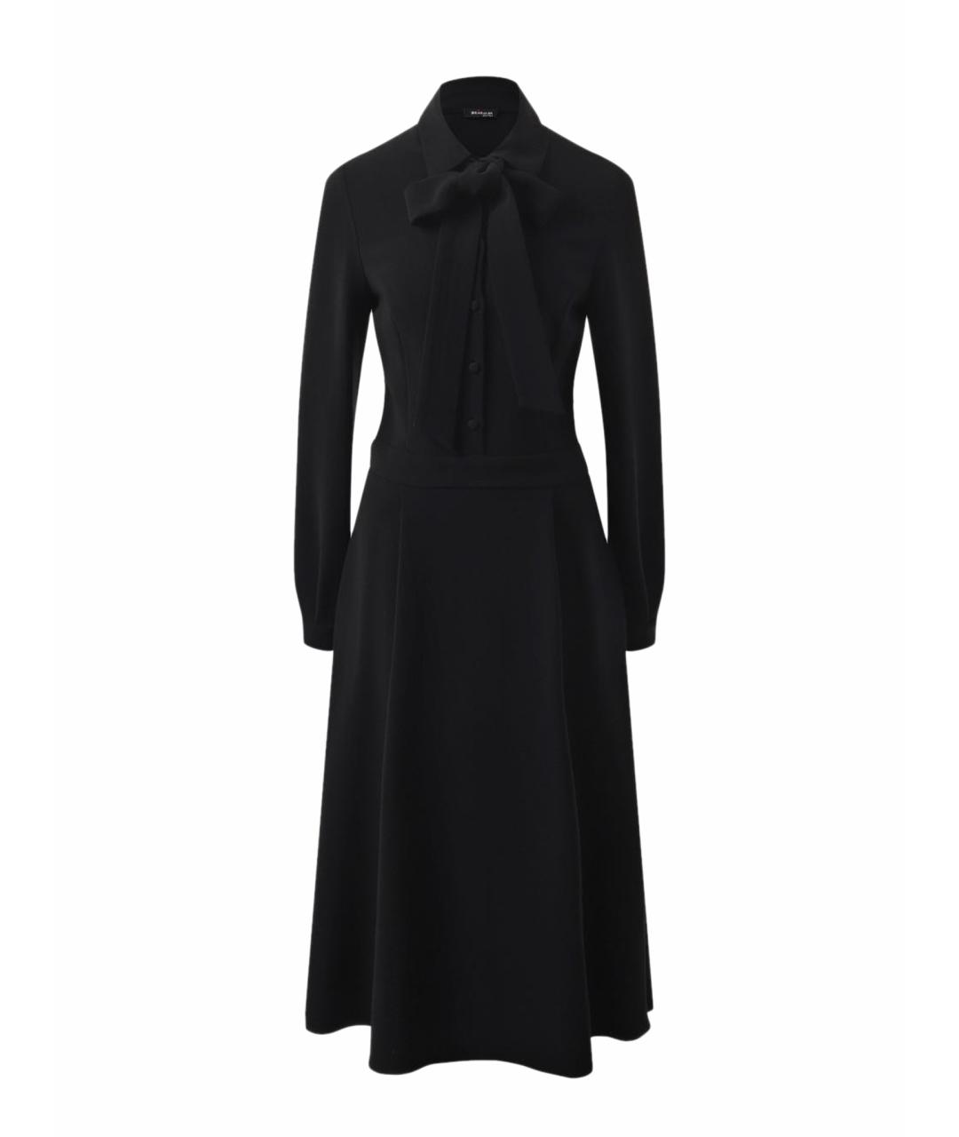 KITON Черное шерстяное повседневное платье, фото 1