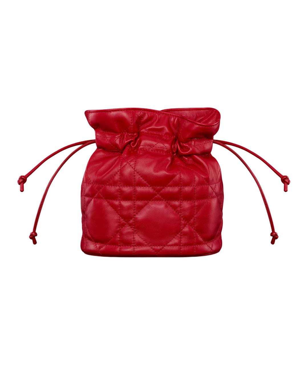 CHRISTIAN DIOR Красная кожаная сумка через плечо, фото 4