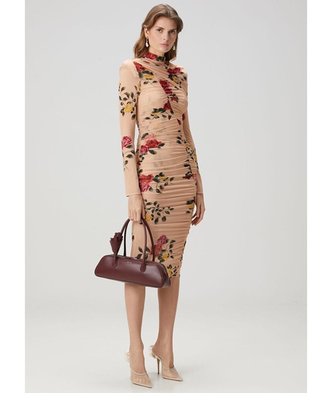 MAGDA BUTRYM Розовое коктейльное платье, фото 4