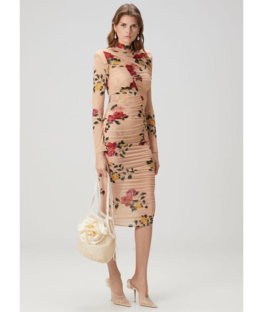 MAGDA BUTRYM Розовое коктейльное платье, фото 5