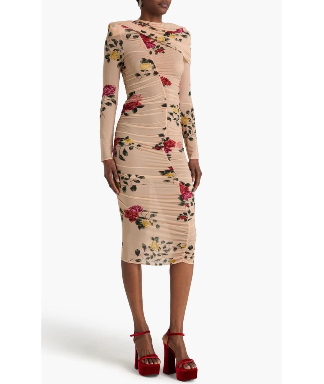 MAGDA BUTRYM Розовое коктейльное платье, фото 2