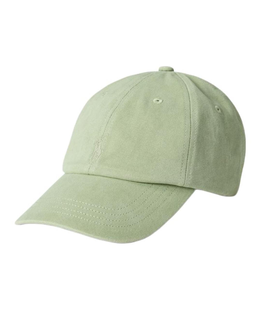 POLO RALPH LAUREN Зеленая хлопковая кепка, фото 1