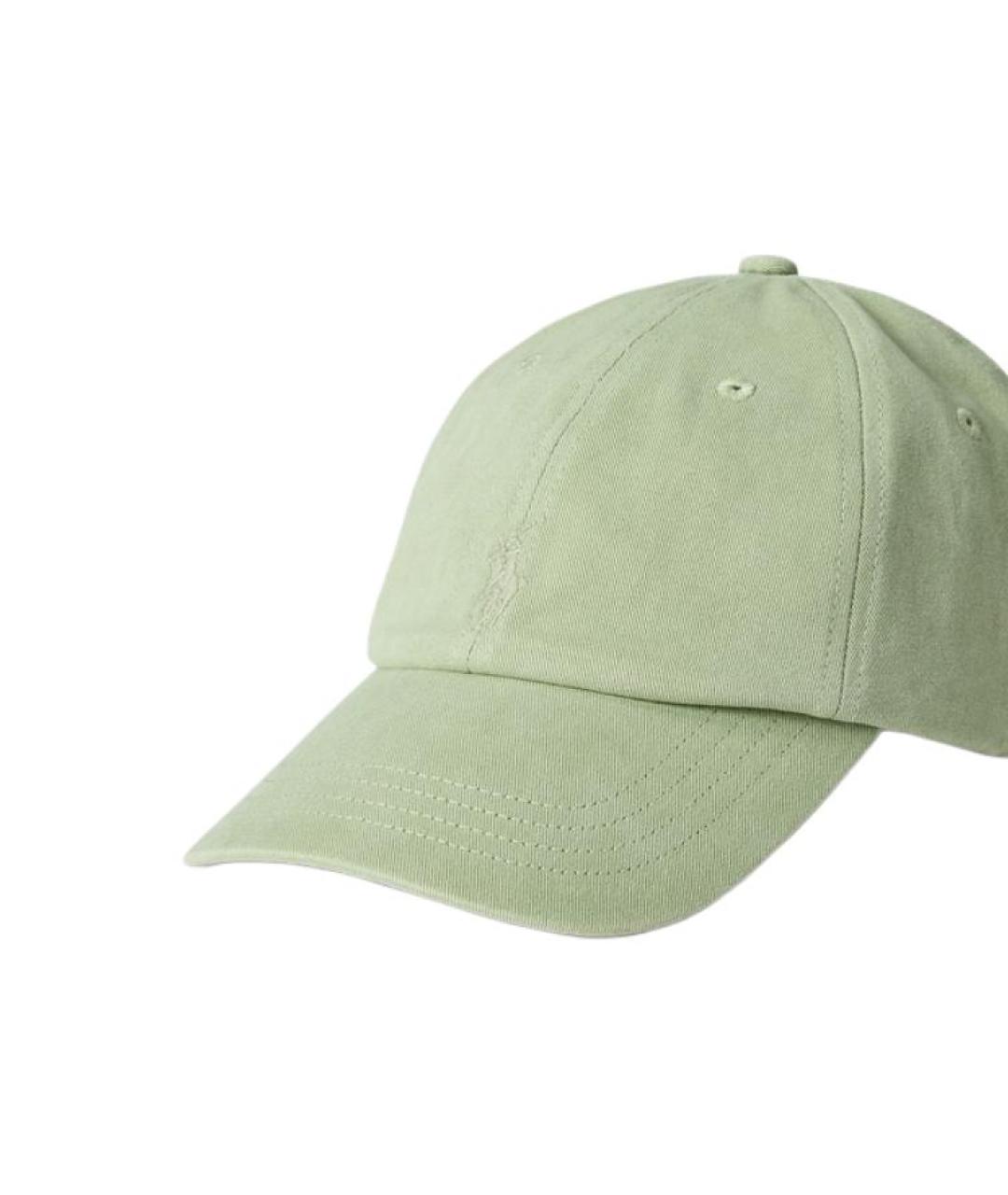POLO RALPH LAUREN Зеленая хлопковая кепка, фото 3