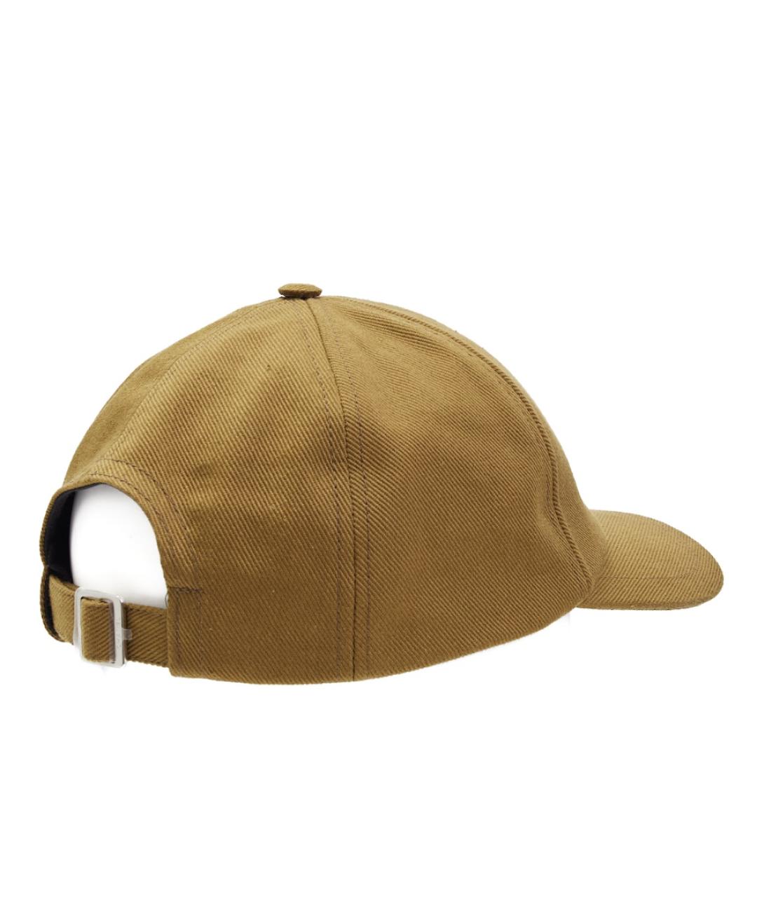 CHANEL Коричневая хлопковая кепка, фото 2