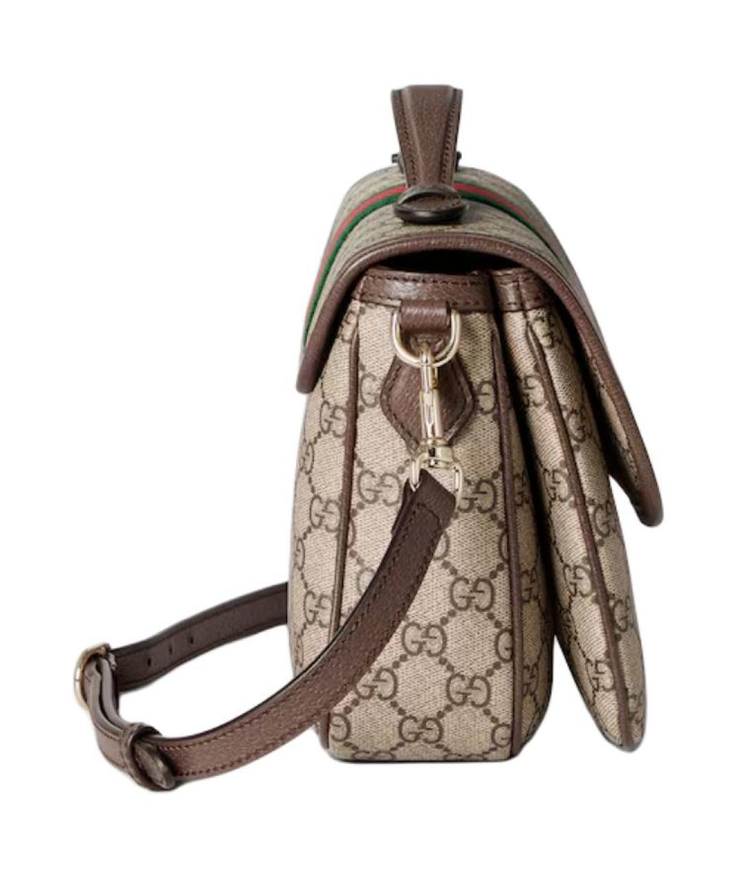 GUCCI Коричневая сумка через плечо, фото 4