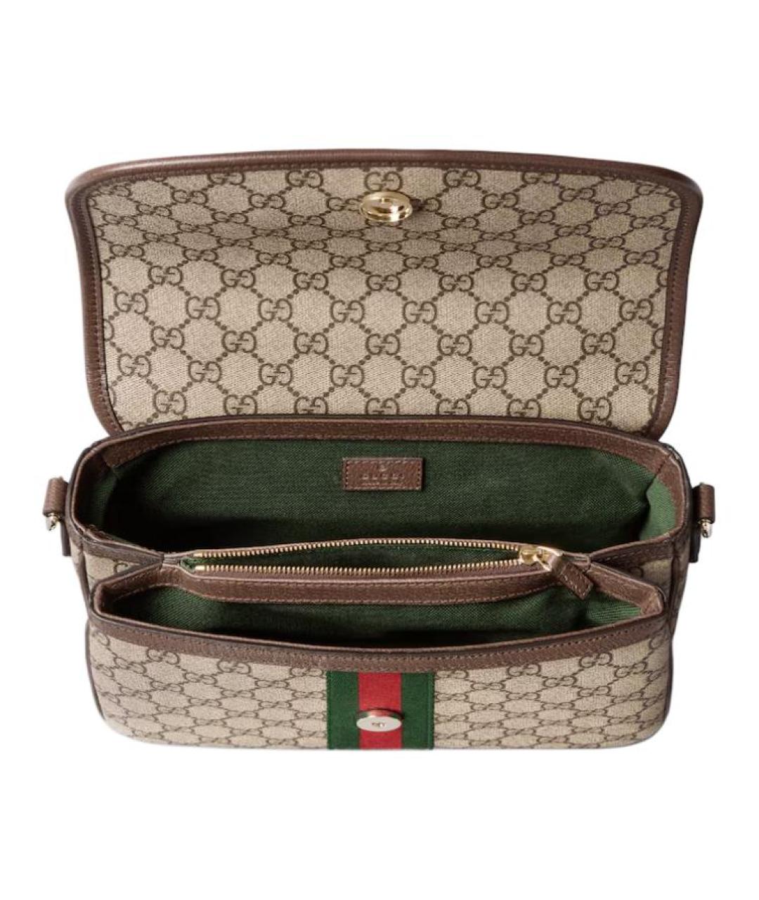 GUCCI Коричневая сумка через плечо, фото 5